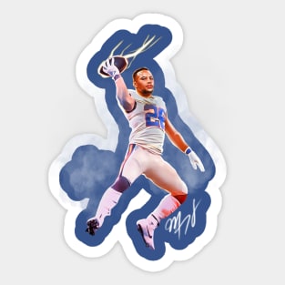 Touchdown Barkley Sticker